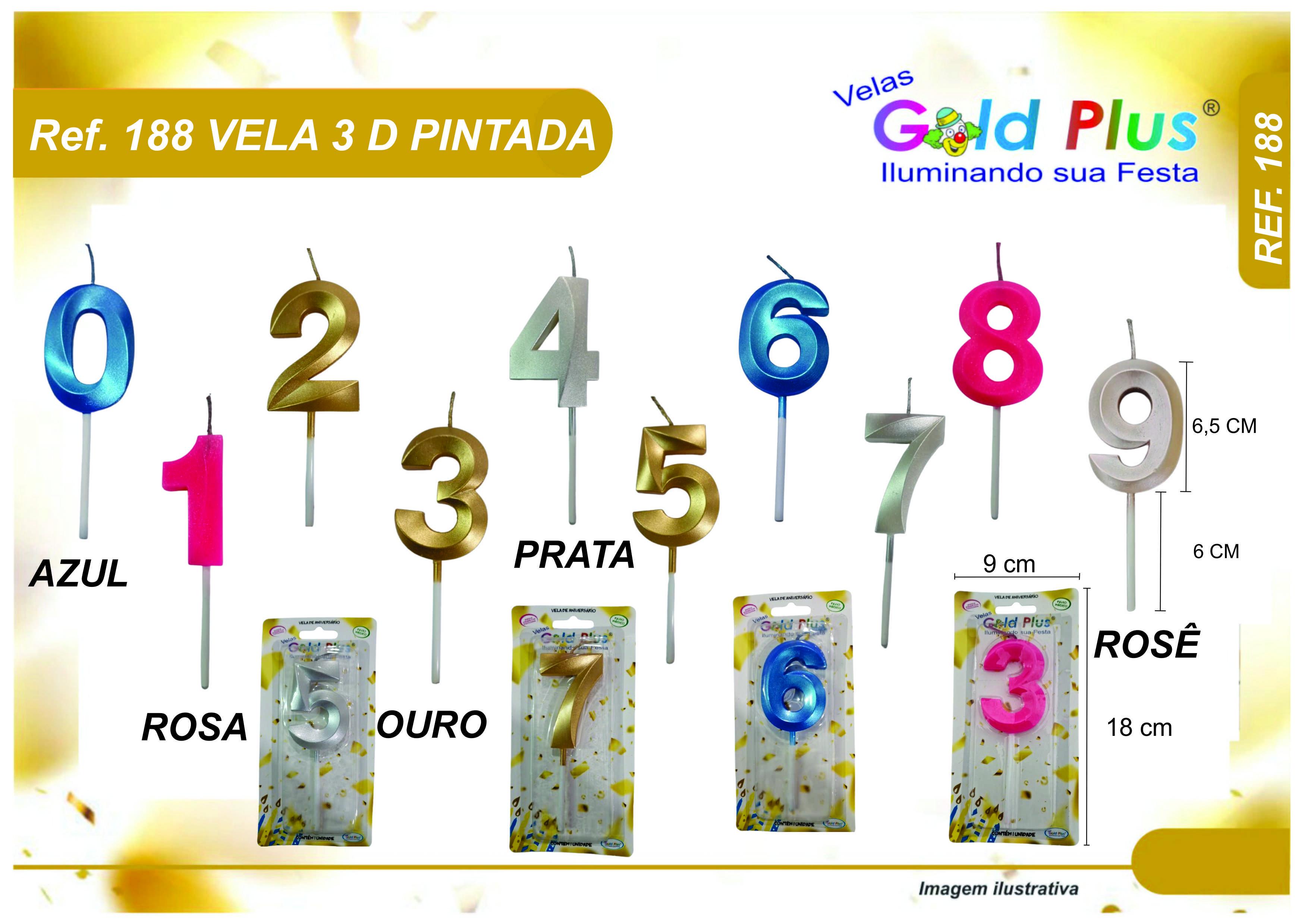 REF. 188 - VELA 3D METALICA